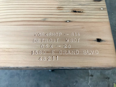 Workshop Moderne Reclaimed Wood Dining Table