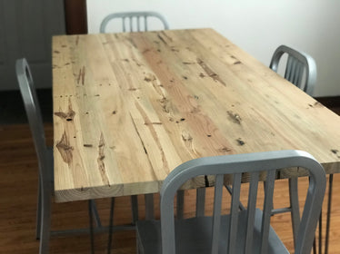 Workshop Moderne Reclaimed Wood Dining Table