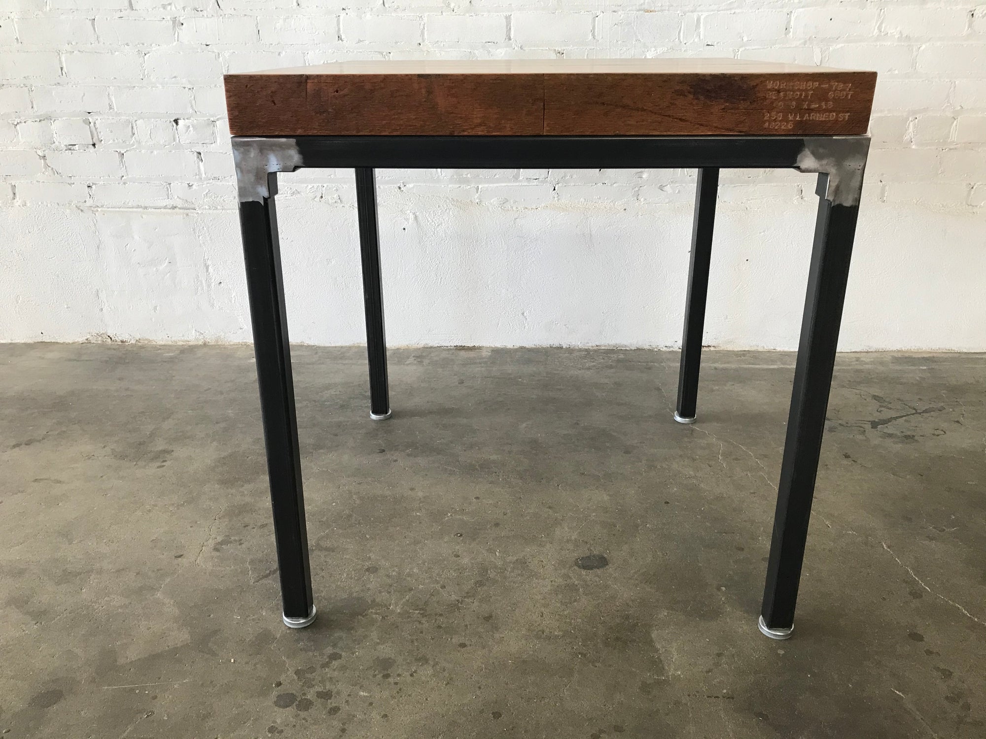 Grand Boulevard Industrial Cafe Table - READY TO SHIP