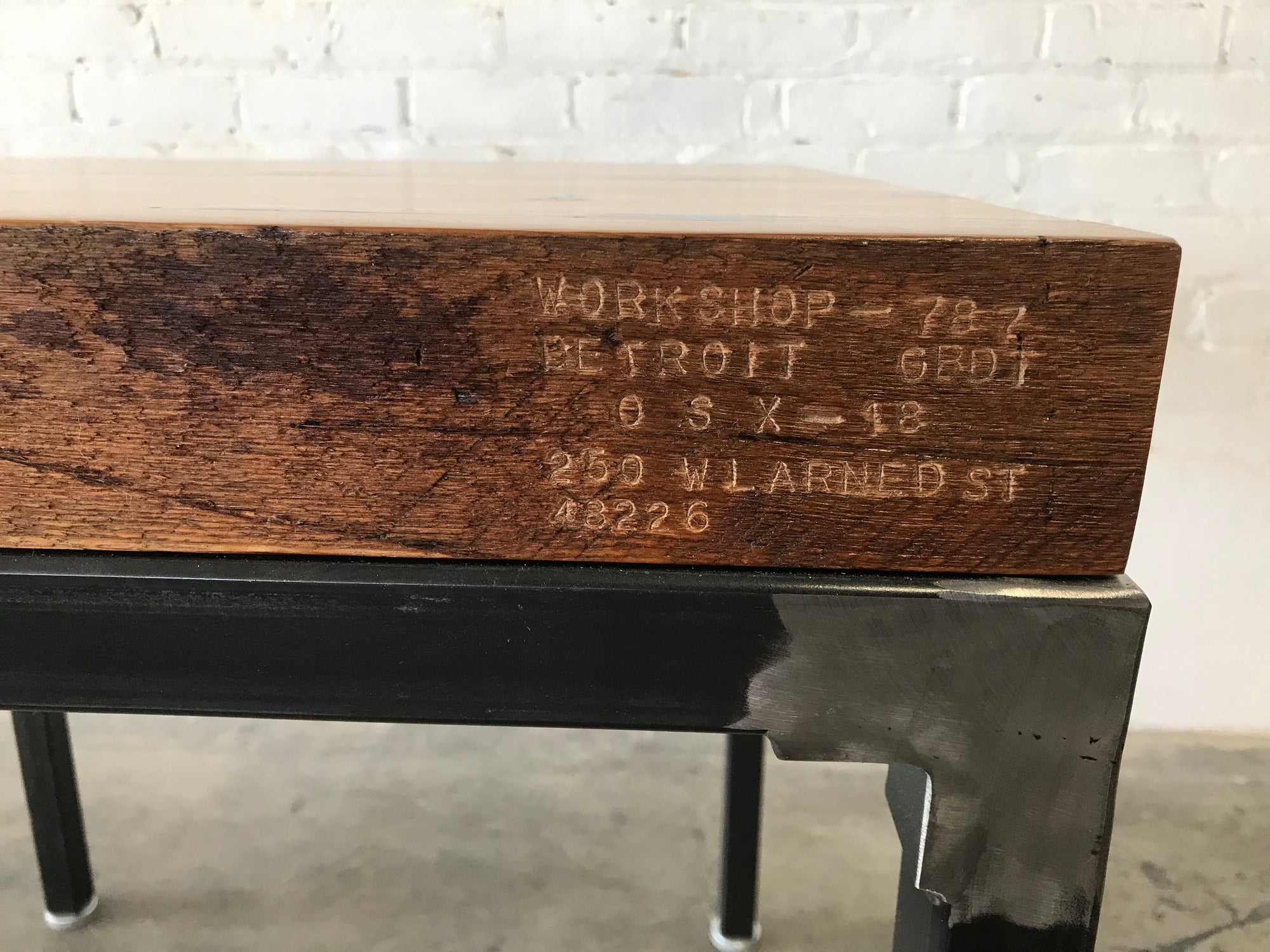 Grand Boulevard Industrial Cafe Table - READY TO SHIP