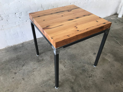 Grand Boulevard Industrial Cafe Table - READY TO SHIP