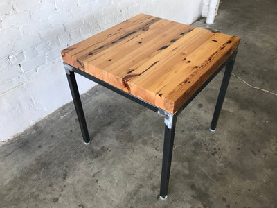 Grand Boulevard Industrial Cafe Table - READY TO SHIP