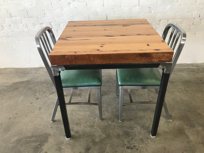 Grand Boulevard Industrial Cafe Table - READY TO SHIP