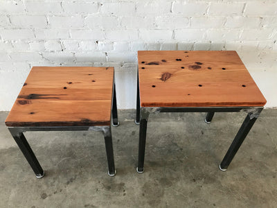 North End Reclaimed Wood Nesting Tables