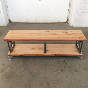 Pingree Reclaimed Wood Media Stand