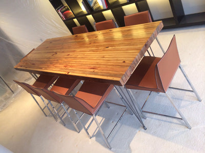 Grand Boulevard Moderne Table - Natural Finish